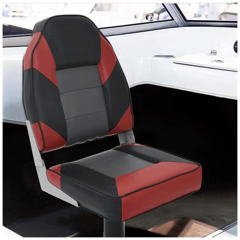Set Sedile da Barca Pieghevole 4 pz con Schienale Alto - Foto 2