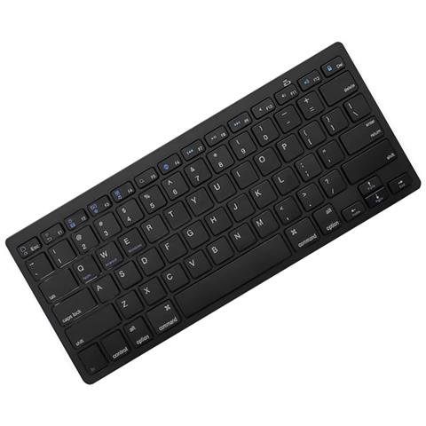 Tastiera Bluetooth Sottile: Tastiera Wireless Portatile Compatibile Con Tablet E Smartphone Black - Foto 3