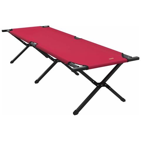 Letto da campeggio pieghevole Rosso Tessuto Oxford - Foto 1