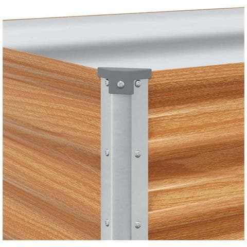 Letto rialzato da giardino 582 x 50 x 68 cm Acciaio zincato - Foto 9