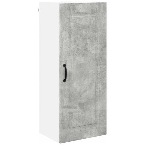 Pensile cucina con lo scaffale Grigio cemento 40 x 31 x 100 cm - Foto 1