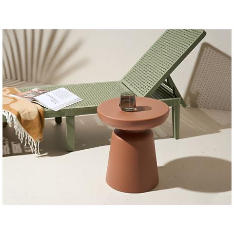 Tavolino Tofet Marrone Dorato - Foto 1