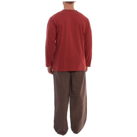 Pigiama Da Uomo In Cotone A Maniche Lunghe Klp8 - Foto 2