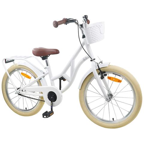 Bicicletta per Bambini 24 Pollici per 8-12 anni Bianco - Foto 2