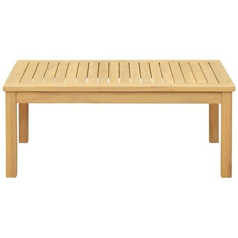 Tavolino da salotto Acacia chiaro 90 x 50 x 36 cm - Foto 2