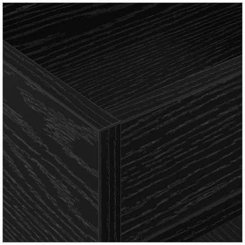 Tavolino 2 pcs Rovere Nero 30 x 30 x 56 cm Legno multistrato - Foto 9