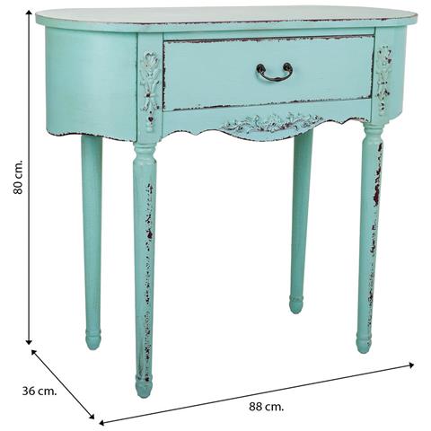 Mobile Da Ingresso In Legno Con 1 Cassetto 88x36x80 - Foto 7