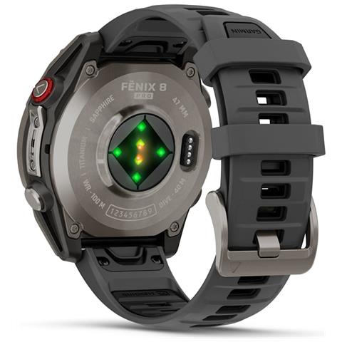 fenix 8 Pro 3,56 cm (1.4") AMOLED 47 mm Digitale 454 x 454 Pixel Touch screen Grafite, Titanio Wi-Fi GPS (satellitare) - Foto 2