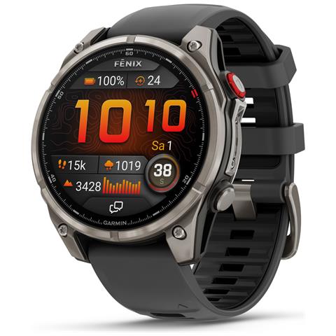 fenix 8 Pro 3,56 cm (1.4") AMOLED 47 mm Digitale 454 x 454 Pixel Touch screen Grafite, Titanio Wi-Fi GPS (satellitare) - Foto 1