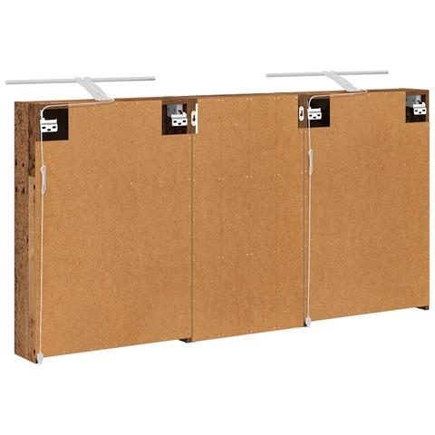 Set di Armadi da Bagno con lo scaffale 3 pcs 140 x 14,5 x 70 cm - Foto 9