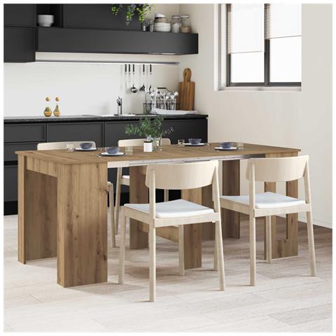 Tavolo da Pranzo 180 x 85 x 75 cm Legno ingegnerizzato - Foto 2