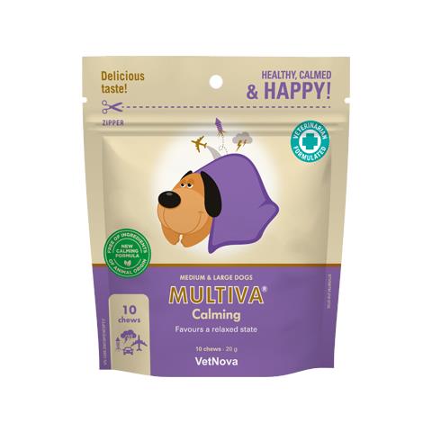 MULTIVA® Calming Cani di media e grande taglia 10 compresse masticabili - Foto 1