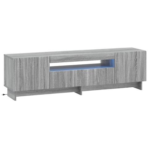 Mobile TV LED Sonoma grigio Legno ingegnerizzato - Foto 1