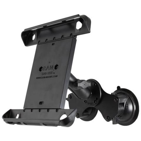 Supporto A Doppia Ventosa In Metallo Ram-b-189-tab3u Per Apple Ipad 1 - Foto 1