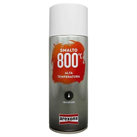 Smalto Spray Alta Temperatura - Ml. 400 - Nero Opaco - Foto 1