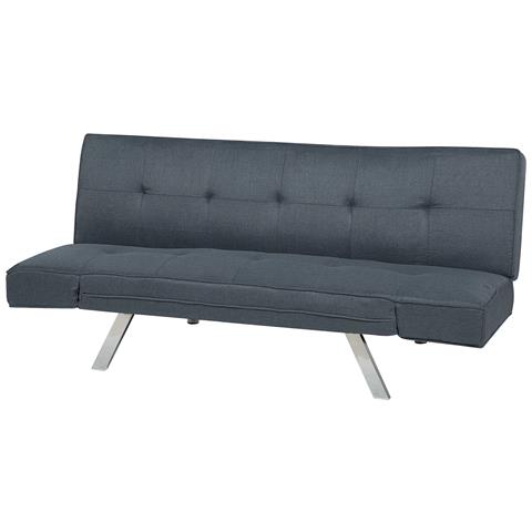 Divano Letto In Tessuto Blu Scuro Bristol - Foto 16