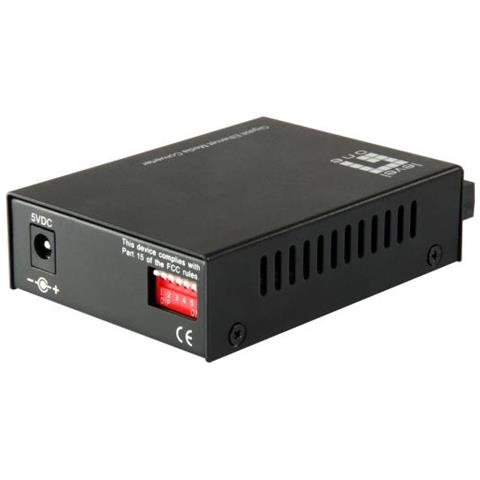Gvt-2002 Convertitore Multimediale Di Rete 1000 Mbit / s 1310 Nm Modalità Singola Nero - Foto 2