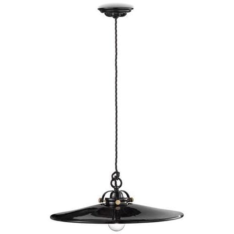 Lampada Sospensione B&W C102 Colore Nero - Foto 1