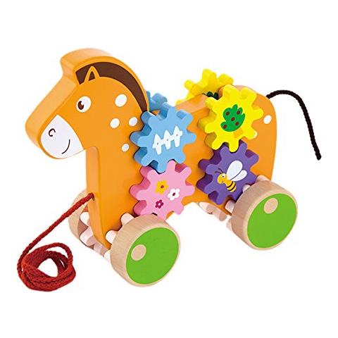 Nct 8275 - Tirare Giocattoli - Tirare Insieme Cavallo Con Contraccolpo - Foto 1