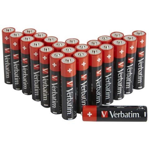 1x24 Verbatim Alkaline Batterie Micro AAA LR 03 PVC Box 49504 - Foto 4
