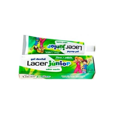 Junior Fluor + Calcio Gel Sabor Menta 75ml - Foto 1
