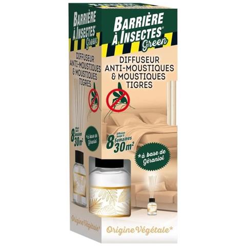 Barriera Per Insetti Diffusore In Bastoncini Repellenti Per Zanzare 80 Ml + 6 Bastoncini - Foto 1