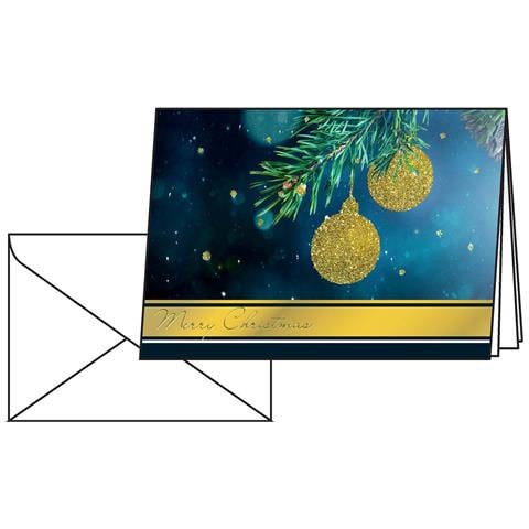 DS065 cartolina di auguri e condoglianze Biglietto di auguri standard Natale 10 pz - Foto 1