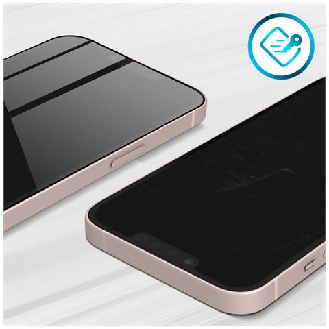 Vetro Temperato Iphone 13 Durezza 9h Aderenza Totale Bordo Nero - Foto 10