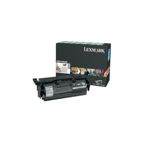 0X651H04E Toner Originale Nero per X651de Capacità 25000 Pagine - Foto 1