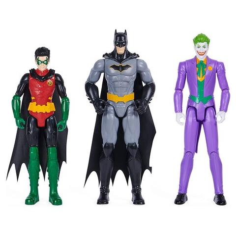 Set Personaggi Spin Master 6064967 Batman Batman & Robin Vs The Joker - Foto 1