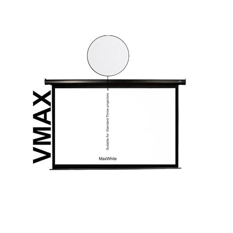 Vmax - Schermo Per Proiezione Elettrico - 150 Inch Nero 16:9 332 X 187 (vorlauf 10cm) Maxwhite Adatto Per: Proiettore Normale - Foto 7