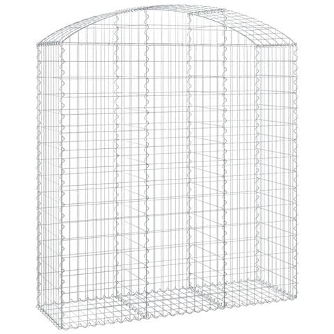 Cesto Gabbione Ad Arco 150x50x160/180 Cm In Ferro Zincato - Foto 1