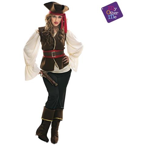 Costume My Other Me Pirata Marrone Multicolore - Foto 1