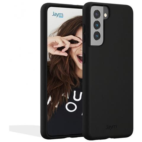 Cover Per Samsung Galaxy S21 Fe Premium Silicone Microfibra, Nero - Foto 1