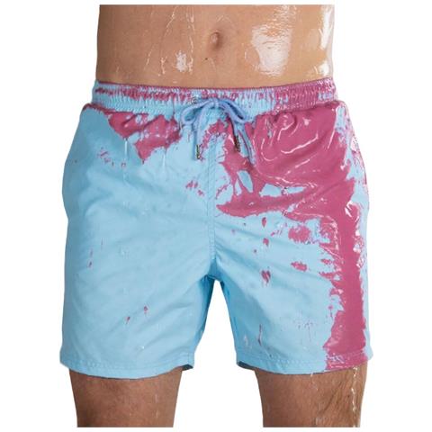 Costume Da Bagno Per Donna Pethuel Pantaloncini Da Uomo Yy-0512-169 Blu - Foto 1