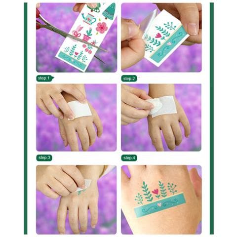 Adesivi Per Tatuaggi Temporanei Impermeabili, 14 Pezzi Serpente - Foto 2