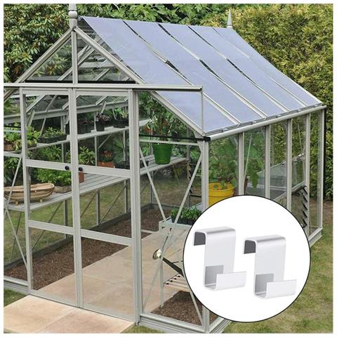 Confezione Da 25 Clip Di Fissaggio Per Vetri Per Serre - Foto 2