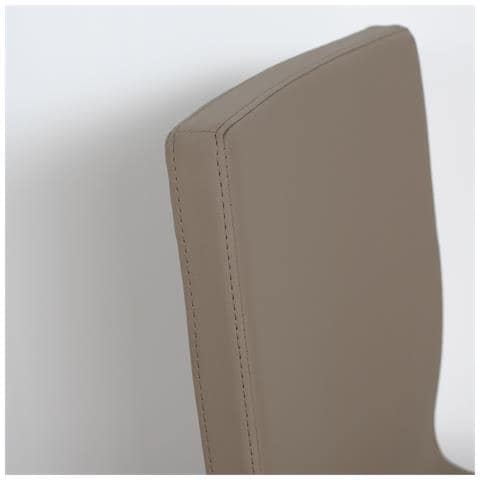 Sedia Trudy Gambe Quercia Cuscino Tortora 52 - Foto 3