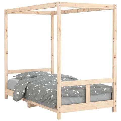 Giroletto per Bambini 80x160 cm in Legno Massello di Pino - Foto 2