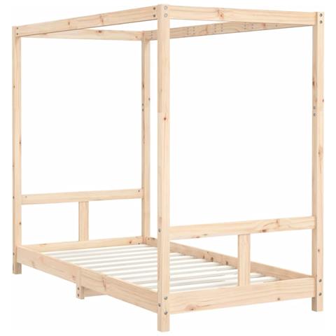 Giroletto per Bambini 80x160 cm in Legno Massello di Pino - Foto 3