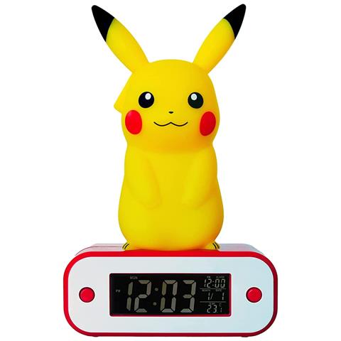 Sveglia Digitale Modello Pikachu Con Funzione Di Allarme Programmabile, Giallo - Foto 1