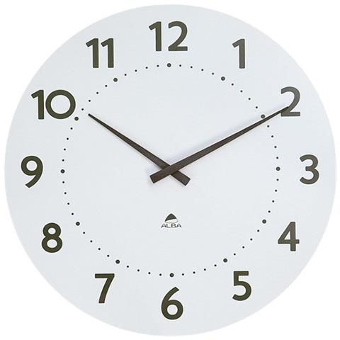 Grande Orologio Da Parete Milena In Legno Bianco - Foto 1