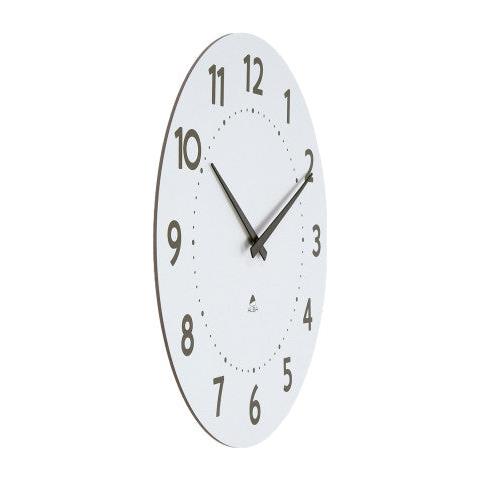 Grande Orologio Da Parete Milena In Legno Bianco - Foto 2