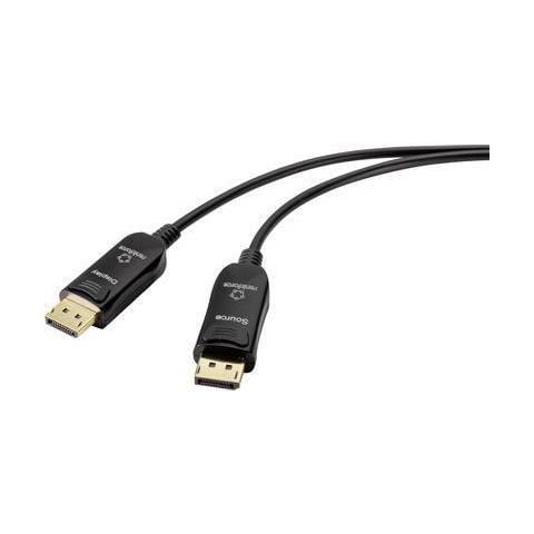 Cavo Di Collegamento Displayport 50.00 M Rf-4598012 Displayport 1.4 Nero 1x Spina Displayport - 1x Spina Displ - Foto 1