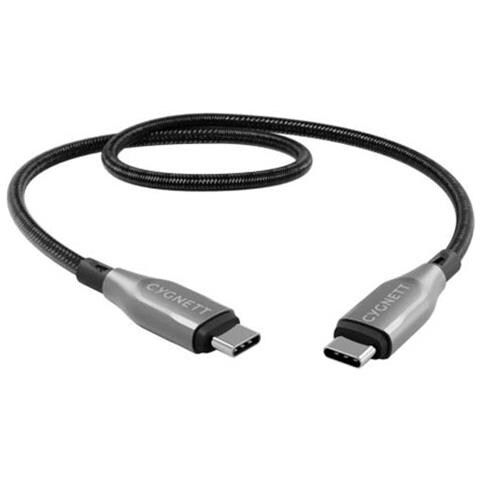 Cavo Di Sincronizzazione Da Usb-c A Usb-c Armoured Charge 100w E 480 Mbps 50cm, Nero - Foto 2