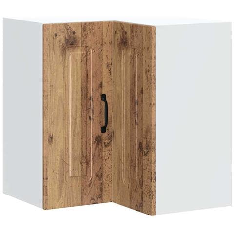 Pensile Da Cucina Ad Angolo Kalmar Legno Vecchio In Truciolato - Foto 2