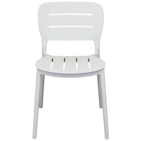 Hazel - Set 6 Sedie In Polipropilene Impilabili - Foto 2