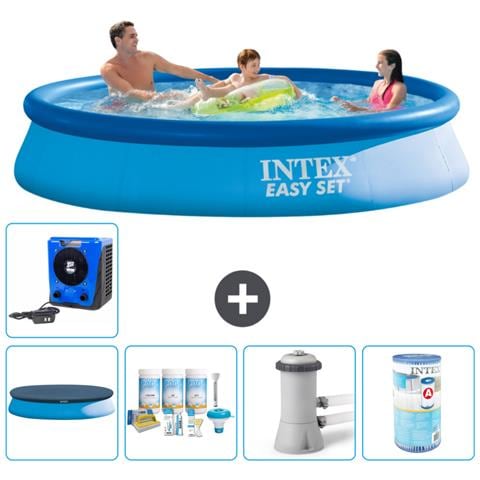 Piscina Fuori Terra - In Giro - 366x76 Cm - Blu - Include Accessori Coordinati A604 - Foto 1