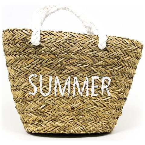 Borsa Mare Borsone Grande Spiaggia Piscina Beach Intrecciata Cool Borsa Summer - Foto 1