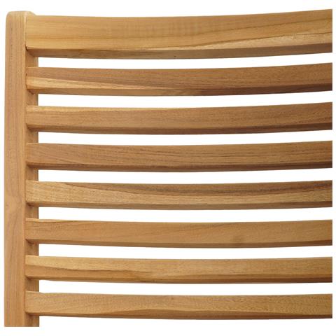 Sedie da Giardino  Pieghevoli 4 pcs in Legno Massello di Teak, Sedie da Giardino  2 pcs in Legno Massello di Teak - Foto 9